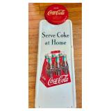 Vintage Coca Cola Pilaster Sign