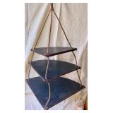 3 Tier Hanging Shelf-Rear View