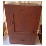 Hanging Red Cupboard