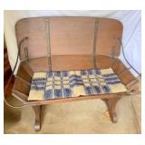 Carriage Seat w/ Homespun Pad