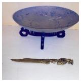 Asian Style Bowl & Letter Opener