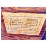 Label on Reading Table