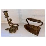 Candlestick & Iron