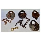 Vintage Rail Road locks
