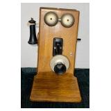 Oak Wall Phone
