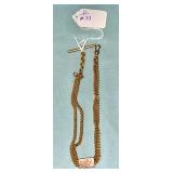 GOLD PLATED WATCH CHAIN