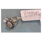 14K GOLD & DIAMOND RING