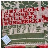 Date Panel On Coverlet