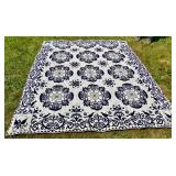 Rear of Delhi, NY Coverlet