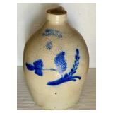 C. Hart 4 Gallon Crock w/ Blue