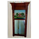 Reverse Painted Mirror