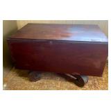 Empire Pedestal Drop Leaf Table