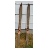 Old Wooden Skis