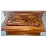 Carved Wooden Box