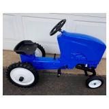 Blue Pedal Tractor