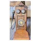 Oak Wall Telephone