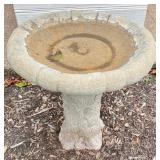 Concrete Bird Bath
