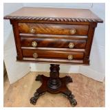 3 Drawer Clawfoot Stand