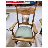 Oak Office Chair