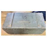 Wooden Army Trunk