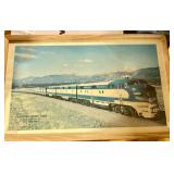 Framed Railrtoad Advertisement