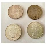 4 Silver Dollars