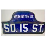 Vintage NYC Street Sign-Porcelain