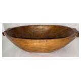 Oval Wooden Bowl