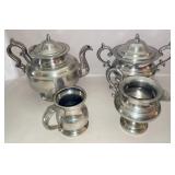 Pewter Tea Set