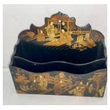 Letter holder w/ Asian Motif