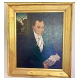 Large Framed Early Portrait