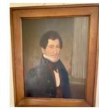 Large Framed Early Portrait