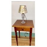 One drawer Stand & Lamp