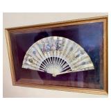 Framed Victorian Fan