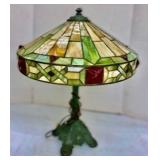 Arts & Crafts Style Leaded Lamp