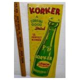 Korker Soda Tin Sign