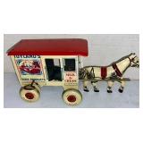 Tin Wind-Up Milk Wagon