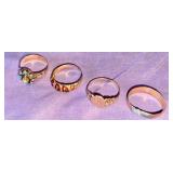 Gold Rings 10 K & 14 K