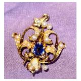 14K Gold Lavlere