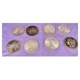 8 Silver Dollars