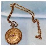 Gold Locket & Chain .5 oz