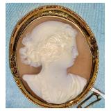 Gold Antique Cameo
