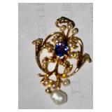 14K Gold Lavlere