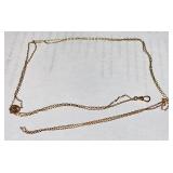 Gold Ladies Watch Chain 14 K