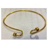 18 K Gold Bracelet w/ Diamond & Ruby