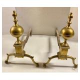 Brass Andirons