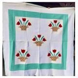 Floral Basket Quilt