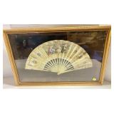 Framed Silk Fan