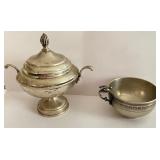 Sterling Silver Covered Dish & Cup