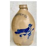 Bennington Jug w/ Blue Bird